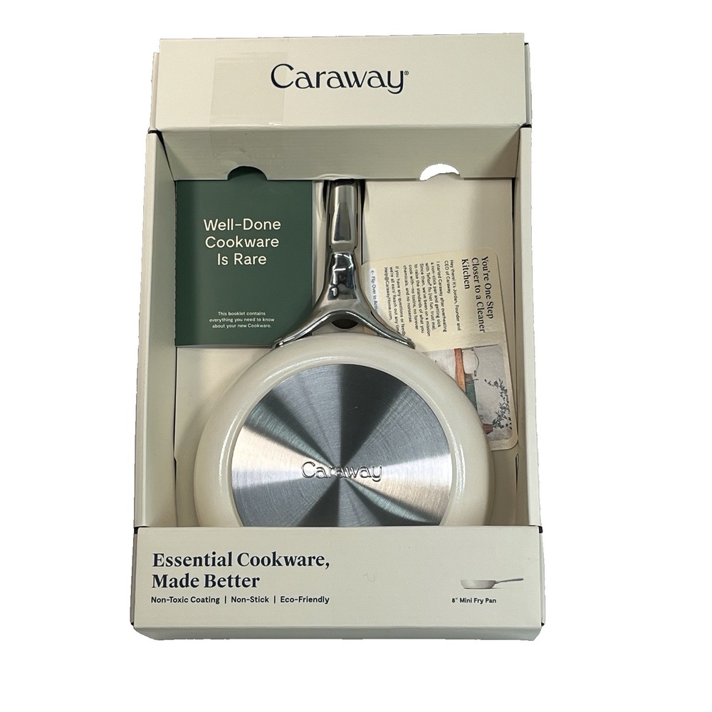 Caraway Nonstick Ceramic Mini Fry Pan (1.05 qt, 8") -CREAM